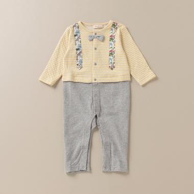 オーガニックコットン キューフォーザズーカバーオール【日本製】