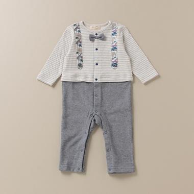 オーガニックコットン キューフォーザズーカバーオール【日本製】