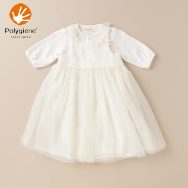 ポリジン チュールエプロン付兼用ドレス【日本製】