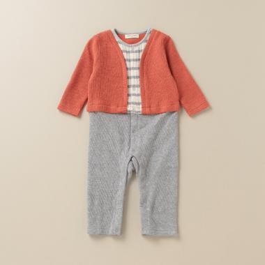 レイヤードカバーオール【日本製】