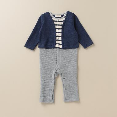 レイヤードカバーオール【日本製】