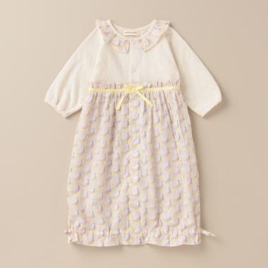 オーガニックコットン ピーコック2WAYベビードレス【日本製】
