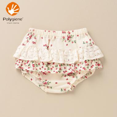 オーガニックコットン ポリジン 野イチゴブルマ【日本製】