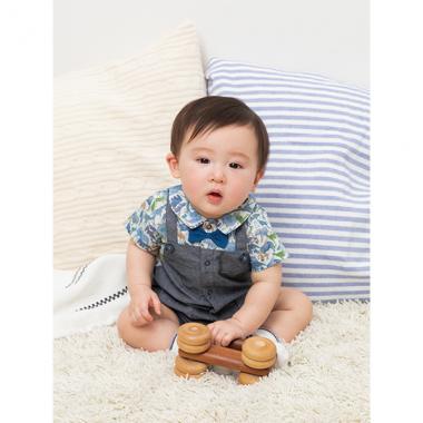 キューフォーザズー半袖ショートオール【日本製】