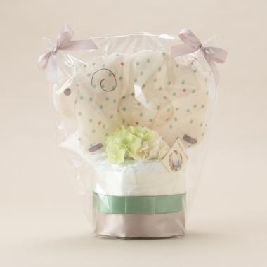 オーガニックコットン ダイパーケーキ授乳マクラ1段【日本製】