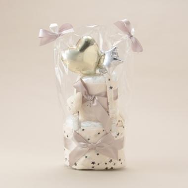 ダイパーケーキスタイクリップ＆ハンカチ【日本製】