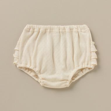 オーガニックコットン BASICフリルブルマ―【日本製】