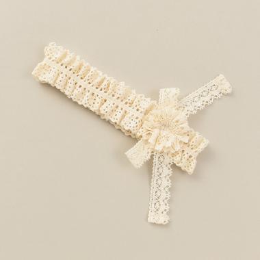 オーガニックコットン BASICレースカチューシャ【日本製】