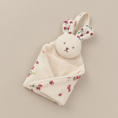 オーガニックコットン BASICウサギマスコットタオル【日本製】