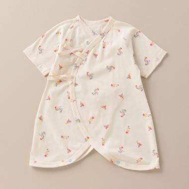 サーカス柄プリントコンビ肌着【日本製】