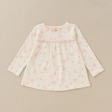 オーガニックガーデンフラワーTシャツ【日本製】