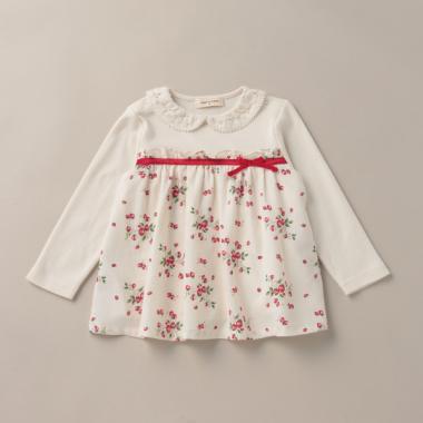 野イチゴ長袖チュニック【日本製】