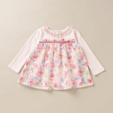 フラワーレースチュニック【日本製】