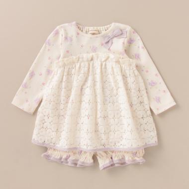 オーガニックガーデンフラワーワンピーススーツ【日本製】