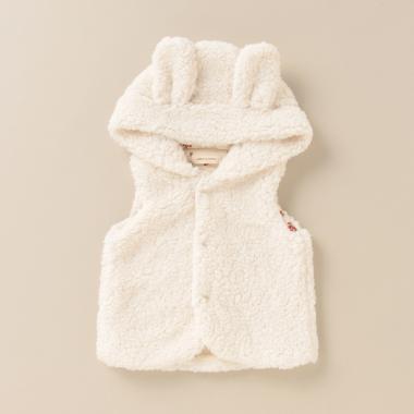 モコモコフードつきベスト 【日本製】