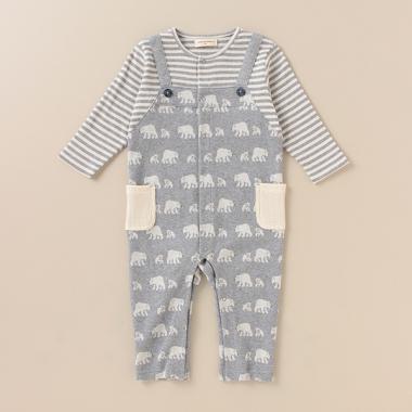 オーガニックジャガードカバーオール【日本製】