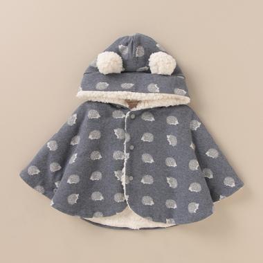 オーガニックジャガードマント【日本製】