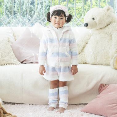 fuwamokoマルチボーダーショートパンツ