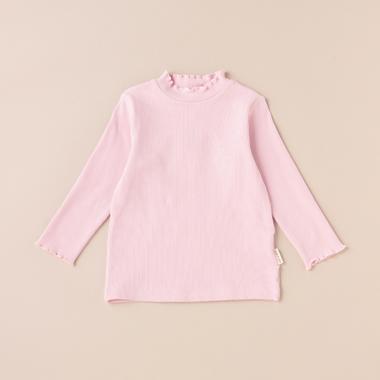 オーガニックハイネックメロー長袖Tシャツ