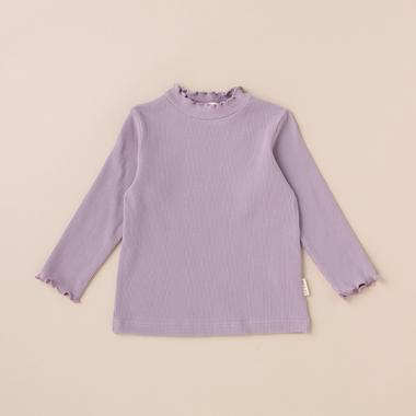 オーガニックハイネックメロー長袖Tシャツ