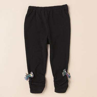 9分丈リボンレギンス