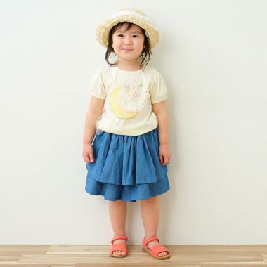 ギャザーフレアーキュロットスカート