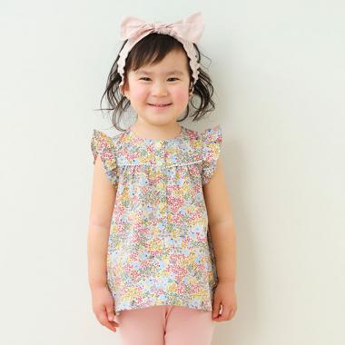 小花柄チュニック