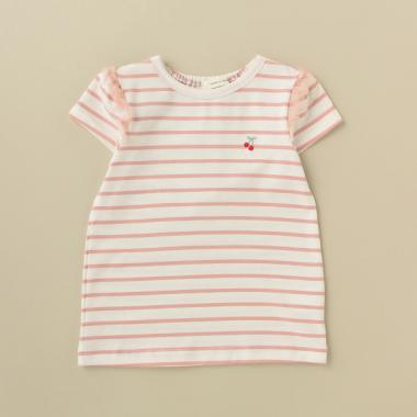 チェリー刺しゅう半袖Tシャツ