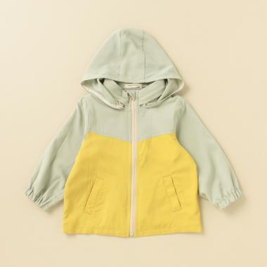 色切替マウンテンパーカ