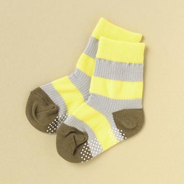 メッシュボーダークルーソックス【日本製】