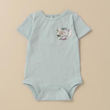 リバティファブリックポケットボディスーツ