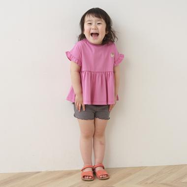 バックフリル1分丈レギンス