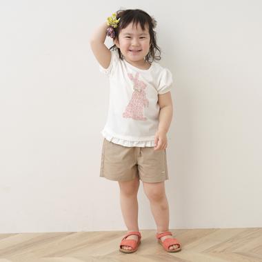 チェリー刺しゅうショートパンツ