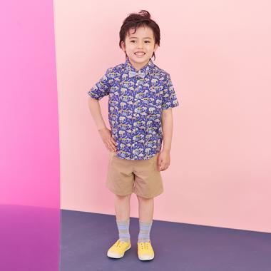 ナイロンストレッチ5分丈パンツ