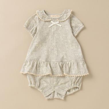 カペルフリルロンパース【日本製】