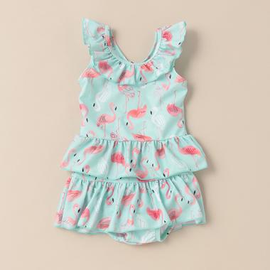 フラミンゴ総柄セパレート水着【SWIM】