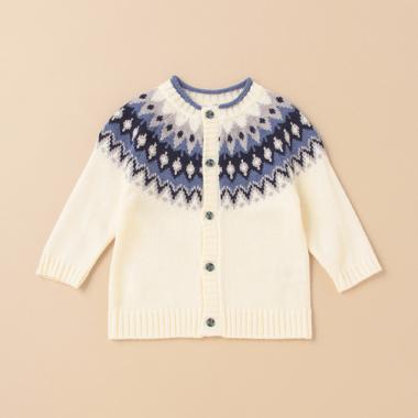 求心柄カーディガン