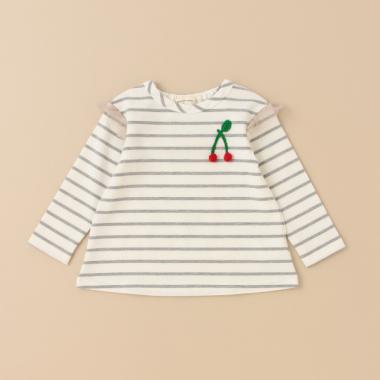 フルーツモチーフプルオーバー