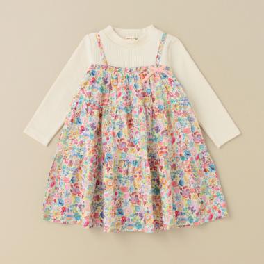 クラシックメドゥティアードワンピース【日本製】