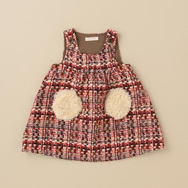 ロービングチェックジャンパースカート