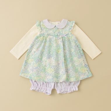 フラワーレースワンピーススーツ【日本製】