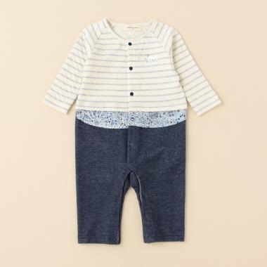 アデラジャボーダーカバーオール【日本製】