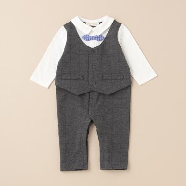 ベストスーツ風カバーオール