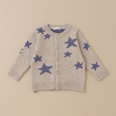 オーガニックスターカーディガン【日本製】