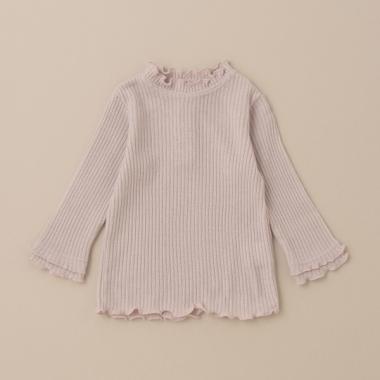 テレコフリルTシャツ【日本製】