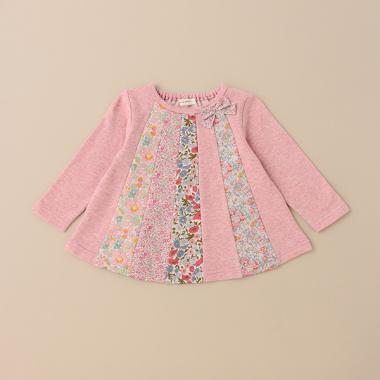 リバティファブリックパッチワークトレーナー【日本製】