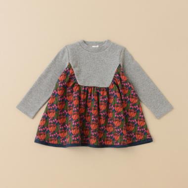 チューダー・チューリップドッキングチュニック【日本製】