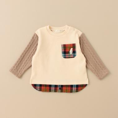 スキーベアレイヤードトレーナー