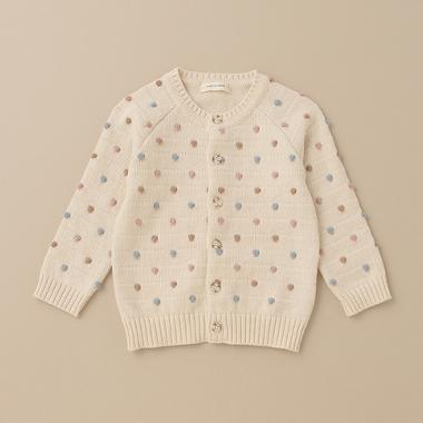 オーガニックタムポコポコカーディガン【日本製】