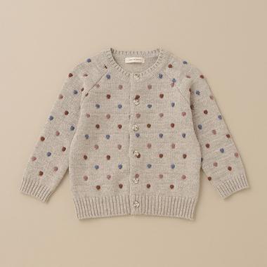 オーガニックタムポコポコカーディガン【日本製】